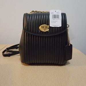 Coach parker quilted convertible bag